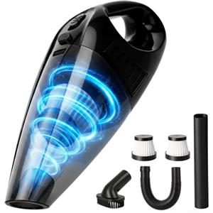 Libershine Aspirapolvere per Auto Senza Fili, Aspirapolvere Portatile Potente per Casa | Aspirabriciole Senza Fili con 20000pa di Potenza per Pel di Animali, Tappeti e Rivestimenti