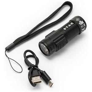 STAK BY VELAMP VELAMP - Torcia Led Ricaricabile Tascabile 15W con Attacco USB-C, Luce 1500 Lumen a 4 Livelli, Resistente e Impermeabile IPX4, con Clip Calamita Interruttore, 25h Autonomia - Accessori Utili Campeggio
