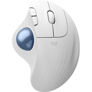 Logitech Mouse Logitech Ergo Series M575S Wireless/Bluetooth Trackball dx 2000dpi 3 tasti 11.25ms Bianco [910-007030]