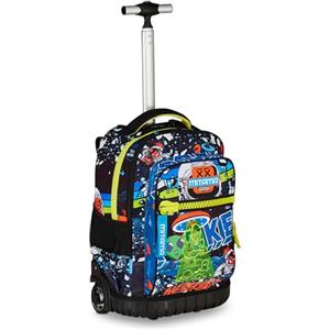 Mitama Trolley Run Extra DISCO SPACE, 33 Lt, Tasche multifunzione, Spallacci uso zaino, Per bambini, scuola elementare e media, Tempo libero e viaggi