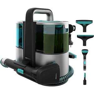 Cecotec Lavatappeti Aspirapolvere con Filo Conga 4000 Carpet&Spot Clean XL X-Treme. 600W, 14kPa, Serbatoi: Acqua Pulita e Sporca, Spruzzatore d'Acqua, Accessorio Lavavetri, 3 Bocchette