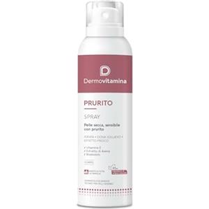 Dermovitamina - Prurito Spray 100ml - Per Adulti e Bambini - Dermatite | Spray - Contrasta il Prurito - Azione Protettiva e Idratante - Sollievo Immediato - Per Adulti e Bambini - Effetto Fresco