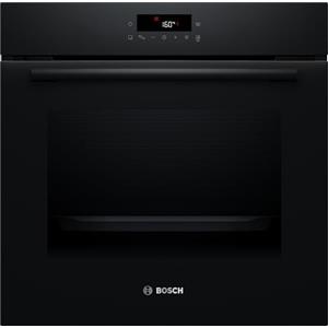Bosch HBA571BB4 - Forno da incasso serie 2, 60 x 60 cm, 71 litri, autopulizia della pirolisi, AutoPilot 10 programmi, aria calda 3D, controllo touch LED, nero
