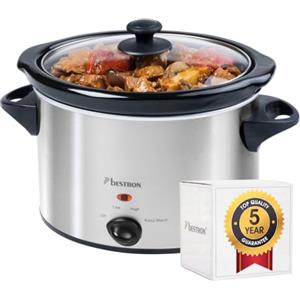 Bestron ASC350 Pentola a Cottura lenta, 180 W, 3.5 Litri, Plastic
