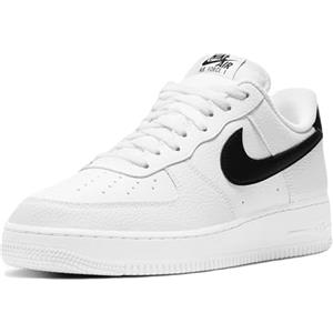 Nike CT2302-100 AIR FORCE 1 '07 Uomo, WHITE/BLACK EU 44