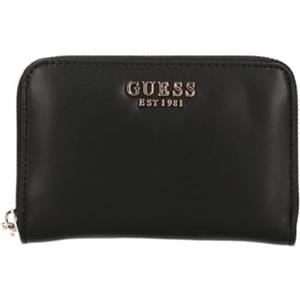 GUESS SWVG8500400BLA LAUREL SLG MEDIUM ZIP AROUND Donna BLACK Taglia Unica