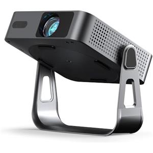 VOPLLS Mini videoproiettore 4K, [App ufficialmente certificata e ultrasottile] VOPLLS 30000 lumen Auto Focus/Keystone Proiettore Video, FHD 1080P Retroproiettore portatile WiFi Bluetooth/Home Cinema/Phone