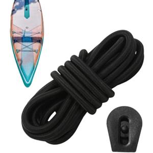Generic Accessori per tavola da paddle regolabile fibbia antiscivolo corda elastica | 5mm Paddle Board Storage Accessori per All'aperto Mare Lago Fiume Canoe Kayak Surf Pesca