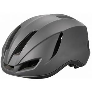 Fonowx Casco da Ciclismo Uomo Donna con Luce LED Posteriore Ricaricabile USB E Ventilazione per Pendolari Ciclisti su Strada, Grigio Opaco, M
