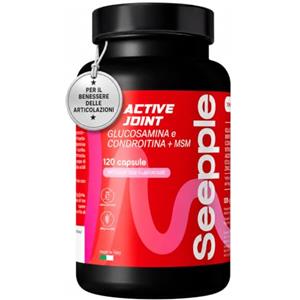 SEEPPLE Glucosamina Condroitina MSM 120Cpr con Collagene e Acido Ialuronico | Con Vitamina C che Contribuisce alla Normale Formazione del Collagene per la Normale Funzione di Cartilagini e Ossa
