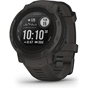 Garmin Instinct 2X, Solar rugged 50mm GPS smartwatch, Black
