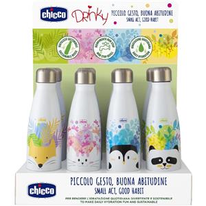 CHICCO (ARTSANA SpA) Chicco Bottiglia Termica Drinky da 4 Anni Capacità 350 ml Vari Colori 1 Pezzo