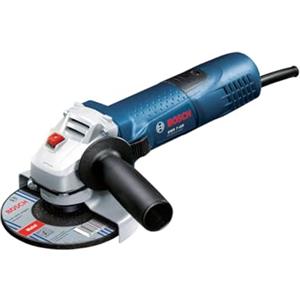 Bosch Professional Smerigliatrice Angolare GWS 7-125, Ø Disco: 125 mm, Impugnatura aggiuntiva, Flangia di Montaggio, Dado di serraggio, Confezione in Cartone, 720 W, 230 V, Blu