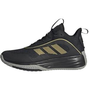 Adidas Originals Uomo Own The Game 3 Scarpe da Basket, Core Black Gold Metallic Mgh Solid Grey, 50 2/3 EU