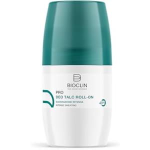 BIOCLIN Deo Pro Talc Roll-on - 50 ml - Deodorante Senza Alcol Ideale per Sudorazione Intensa e Pelli Sensibili - 48h di Protezione - Piacevole profumazione talcata