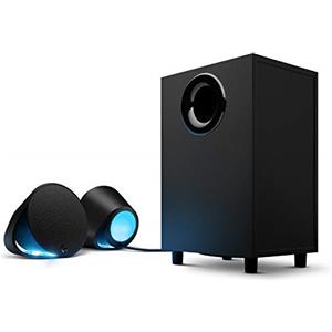 Logitech G G560 PC Sistema di Speakers per Gaming | con DTS: X 7.1 Suono Ultra Surround, LIGHTSYNC RGB, Due altoparlanti e subwoofer, Esperienza di gioco immersiva - Nero