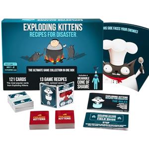 Exploding Kittens Recipes for Disaster Card Game, 2-5 Players, Ages 7+