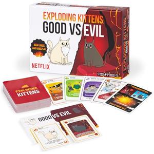 Exploding Kittens Good vs. Evil: 2-5, Age 7+, Party & Family Card Game
