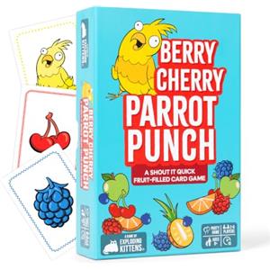 Exploding Kittens Berry Cherry Parrot Punch: By, 2-6 Players Age 8+