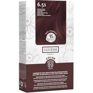 Lucens Umbria Color Kit 6.51 Mogano Freddo Senza Ammoniaca Vegan | Kit colore permanente vegan 651 Mogano Freddo: senza ammoniaca, con estratti naturali