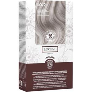 Lucens Umbria Color Kit 10.2 Toner Antigiallo Senza Ammoniaca Vegan | Kit colore permanente vegan 102 Toner Antigiallo: senza ammoniaca, con estratti naturali