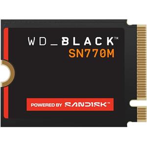 SanDisk WD_BLACK SN770M NVMe SSD 1TB (Fino a 5.150MB/s, M.2 2230, PCIe Gen 4.0, TLC 3D NAND, Ideale per console portatili da gaming, Asus ROG Ally, Steam Deck, Microsoft Surface) POWERED BY SANDISK