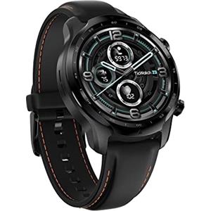 TicWatch Pro 3 GPS Smartwatch Unisex, Wear OS, Display a doppio strato 2.0, Batteria a lunga durata, Nero (Shadow Black)