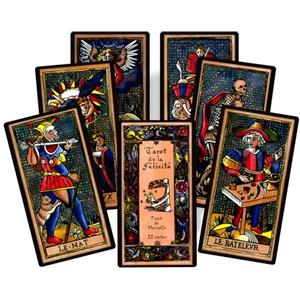 Generic Tarocchi della Félicité - Mazzo di tarocchi degli Arcani Maggiori di Marsiglia (22 carte)
