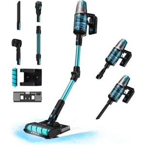 Cecotec Aspirapolvere Senza Fili Scopa Elettrica Conga Rockstar 7500 Astral Ergowet Animal T. 4 In 1, Potenza 680 W, 30 Kpa, Autonomia 90 Minuti, Spazzola Jalisco, 250 Aw, Include Serbatoio Acqua