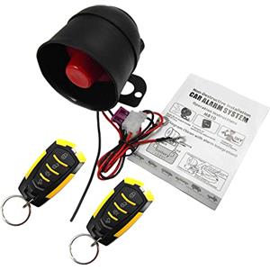 Riloer 12V Allarme auto universale Vibrazioni Sistema antifurto per auto Dispositivo per retrofit elettropneumatico Sistema di chiusura centrale, Accessori di allarme auto Protezione di sicurezza auto