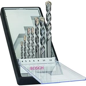 Bosch set 7 punte per calcestruzzo