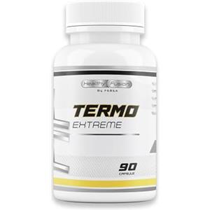 Healthy Fusion Termoxtreme | Compresse dimagranti | Bruciagrassi | Perdita di peso | L-carnitina, glucomannano e CLA | Formula 100% naturale | 90 capsule