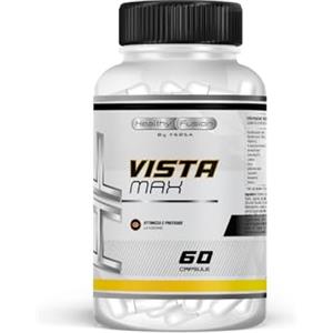 Healthy FUSION VistaMax | Compresse per gli Occhi | Migliora e Protegge la Funzione Oculare | Elimina la Vista Stanca | Luteina, Mirtillo, Ginkgo Biloba e Vitamina C | Vitamine Essenziali per gli Occhi | 60 capsule