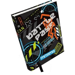 Mitama Diario Scuola Bambino, 10 Mesi, 15 x 20 cm, Nero, Space, Stickers