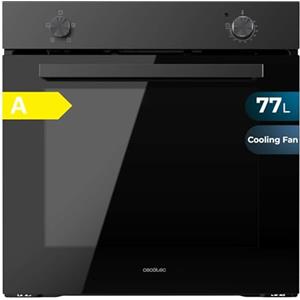 Cecotec Forno da Incasso Convenzionale 77L Bolero Hexa C126000 Dark Inox A. 2800W, 4 Funzioni, Modalità Convezione, Steam Base X2, Basso Consumo, Facile Pulizia, 5 Posizioni
