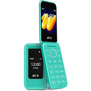 SPC WILD - Telefono base a conchiglia, disconnessione/primo uso, Verde