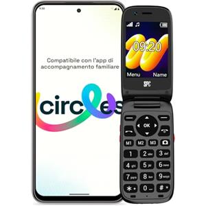 SPC WILD STAR - Cellulare bambini con GPS, SOS e senza Internet, nero