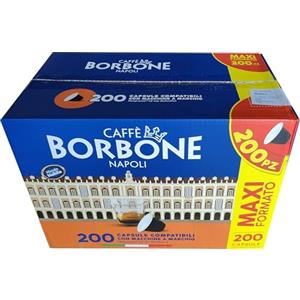 CAFFÈ BORBONE Caffe Borbone 200 Capsule Caffe Compatibile Nespresso Miscela Nobile