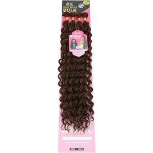 Ser Mulher Extension Capelli, Ciocche Sfuse Morbide, Effetto Voluminoso e Ondulato, 100g - Hair extension IDEALI per Crochet Hair e Styling Professionale 50 cm DEEP BULK (Natural Brown)