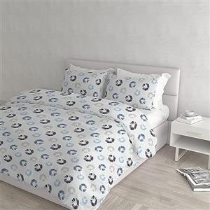 Italian Bed Linen FANTASY Parure Copripiumino realizzato in Italia, microfibra, Blow, Matrimoniale