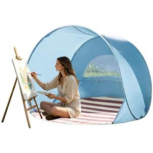 Generic Tenda parasole automatica, tenda da spiaggia leggera portatile | Per la famiglia e gli adulti all'aperto picnic piscina cortile viaggio sport estivi cane