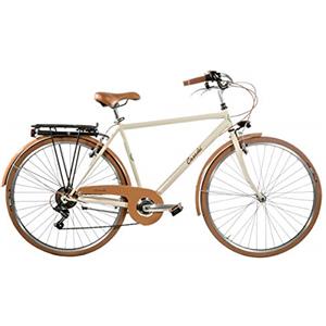 Casadei Bicicletta Uomo 28 6V Vintage retrò H54, Panna