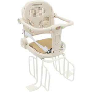 Salmeee Seggiolino per bicicletta posteriore per bambini, con elevata capacità di carico 30 kg, sedile imbottito in polipropilene per bambini da 1 a 8 anni, telaio leggero in acciaio al carbonio per