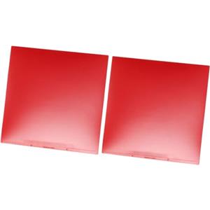 Xjdzineq 2 pezzi da ping pong in gomma adesiva inversa per allenamento di pingpong racchetta da ping pong foglio di ricambio accessori durevoli
