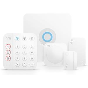 Ring Kit di allarme Ring B08L5TWL9D wireless telecamera sicurezza intelligente Bianco [B08L5TWL9D]