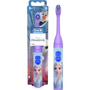 Oral-B Pro-Health Jr. - Spazzolino da denti per bambini, alimentato a batteria, motivo: Frozen, morbido, 1 ct