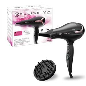 Bellissima Imetec K9 2300 - Phon ionico 2300W con diffusore | 8 combinazioni aria/temperatura | Colpo aria fredda | Diffusore per ricci e concentratore inclusi
