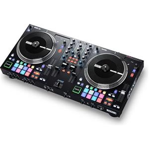 RANE ONE - Console DJ Professionale con Piatti Motorizzati da 7.2, Controller per Serato, Mixer DJ con Serato DJ Pro Incluso, Effetti e 8 Pad
