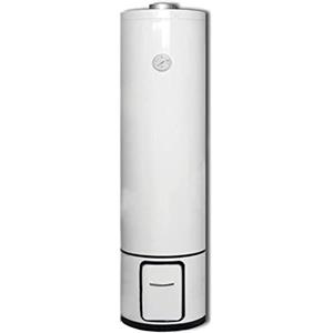 VDS Scaldabagno Combinato Elettrico e Legna 80 Lt, Bianco, Legno