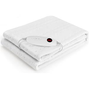 TLGREEN Scaldaletto Singolo 100W, 150x80 cm Sottocoperta Riscaldato | Coperte Da Letto Elettriche, Lavabile in Lavatrice, con 6 Temperature, Spegnimento Automatico, Protezione da Surriscaldamento